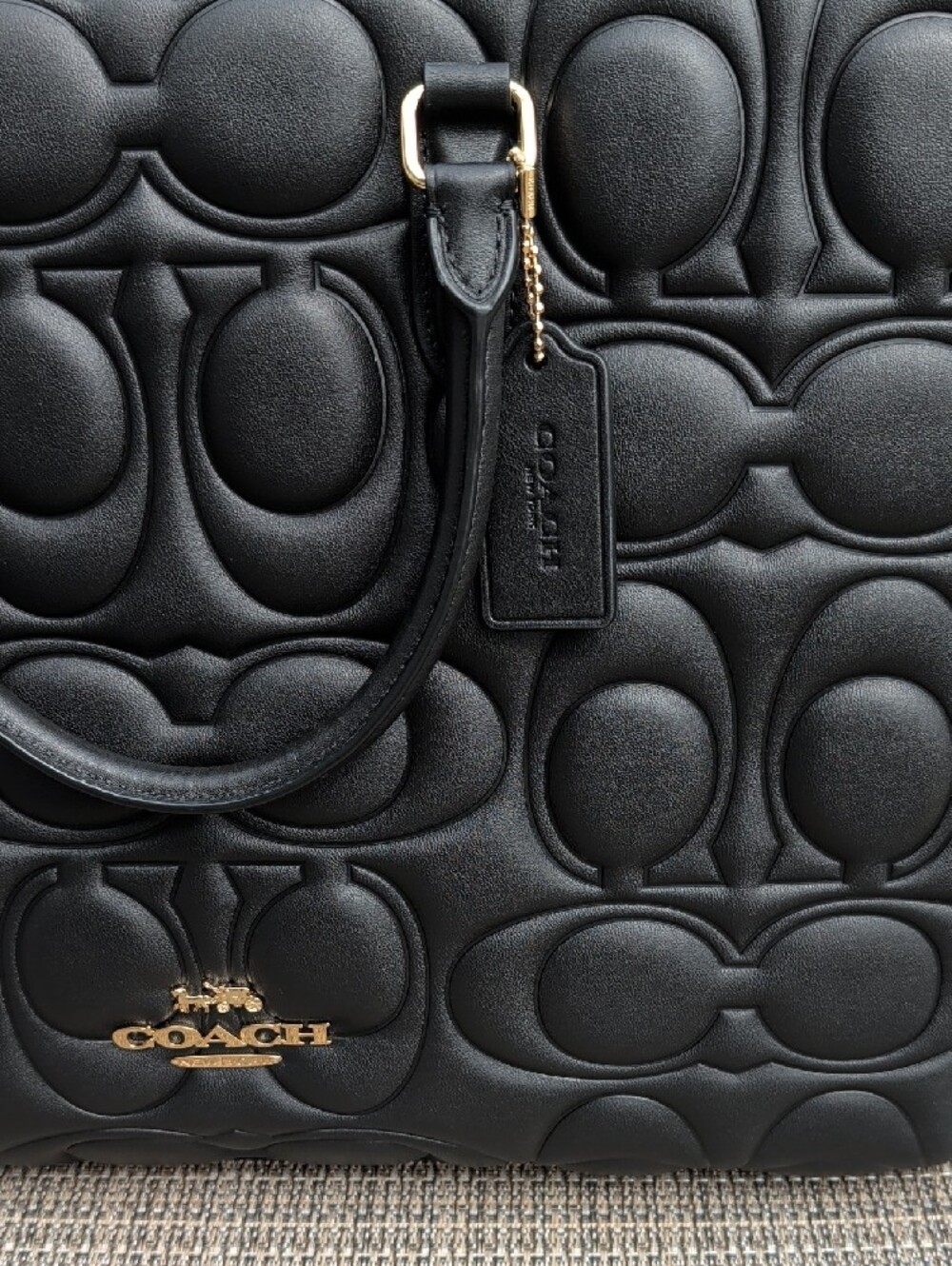 Coach Maggie (Large) Quilted Signature Tote (CY672) EUC - Picture 2 of 13